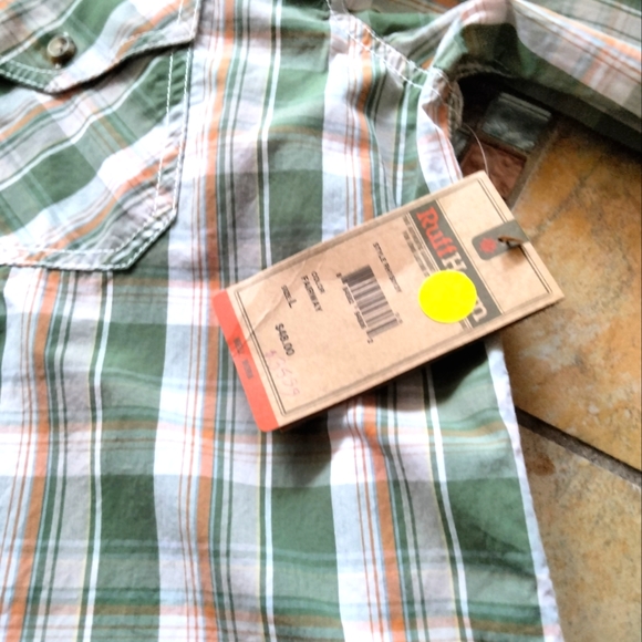 RuffHewn Casual 100% Cotton Button Up - Picture 6 of 8